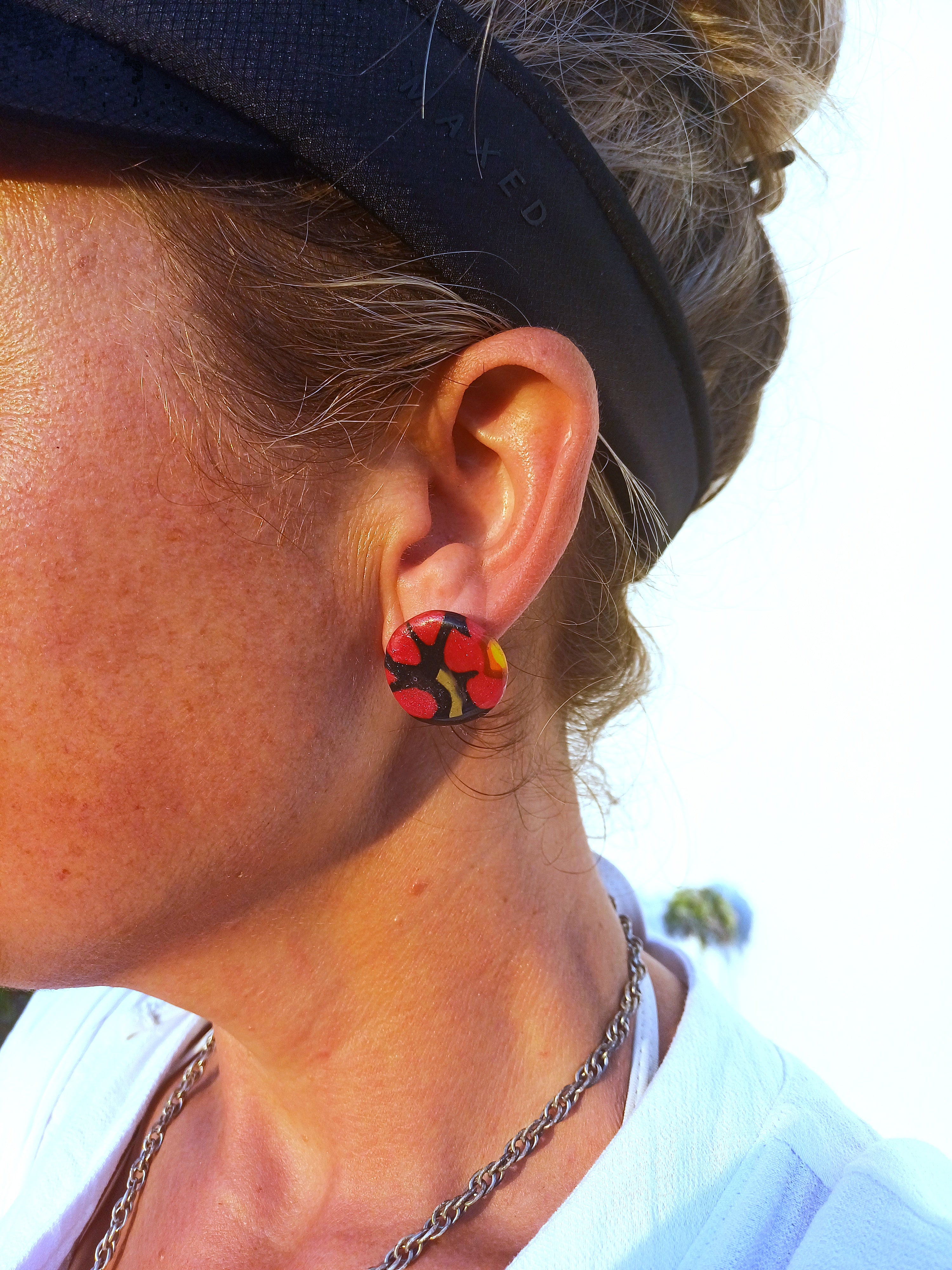 Vibrant Asymmetrical Earrings