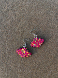 Vibrant Pink Earring Set
